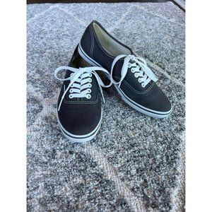Gray Vans Off the Wall - Womens 8, Mens 6.5